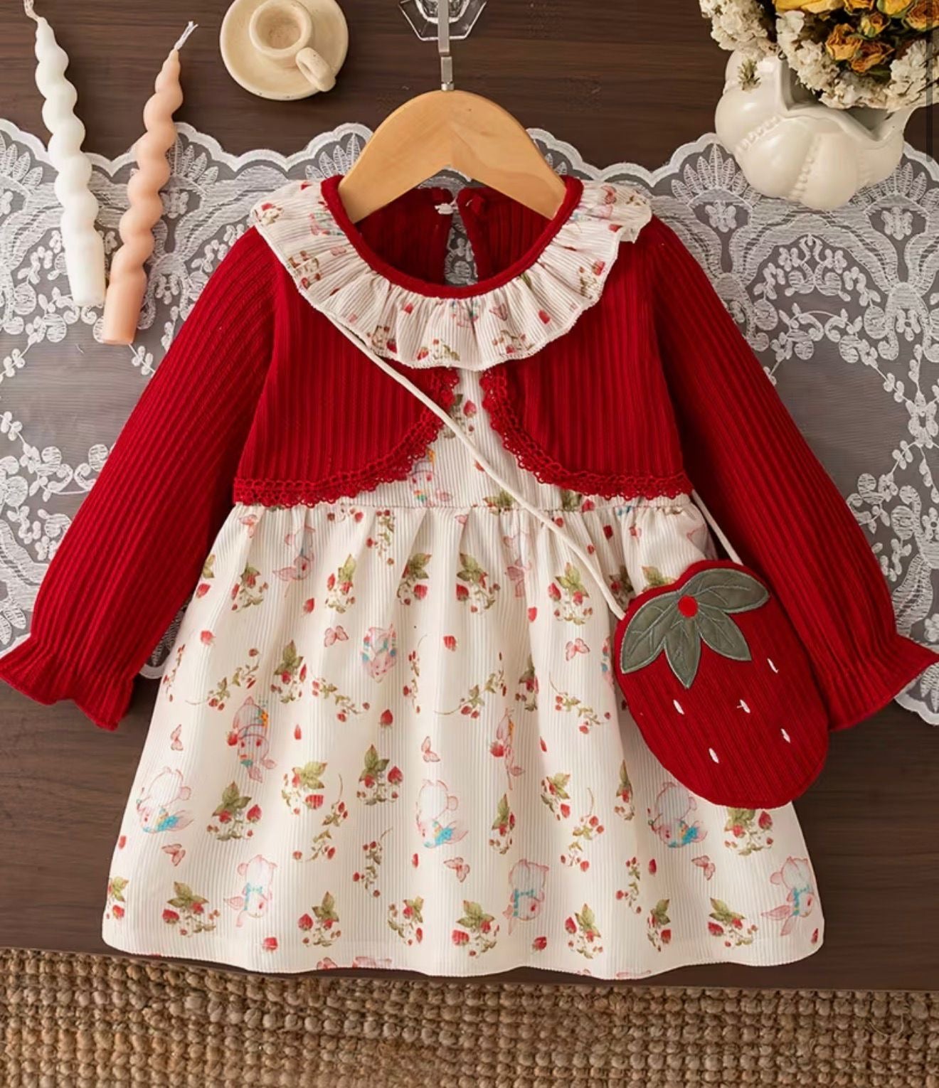 Strawberry Garden Winter Dress