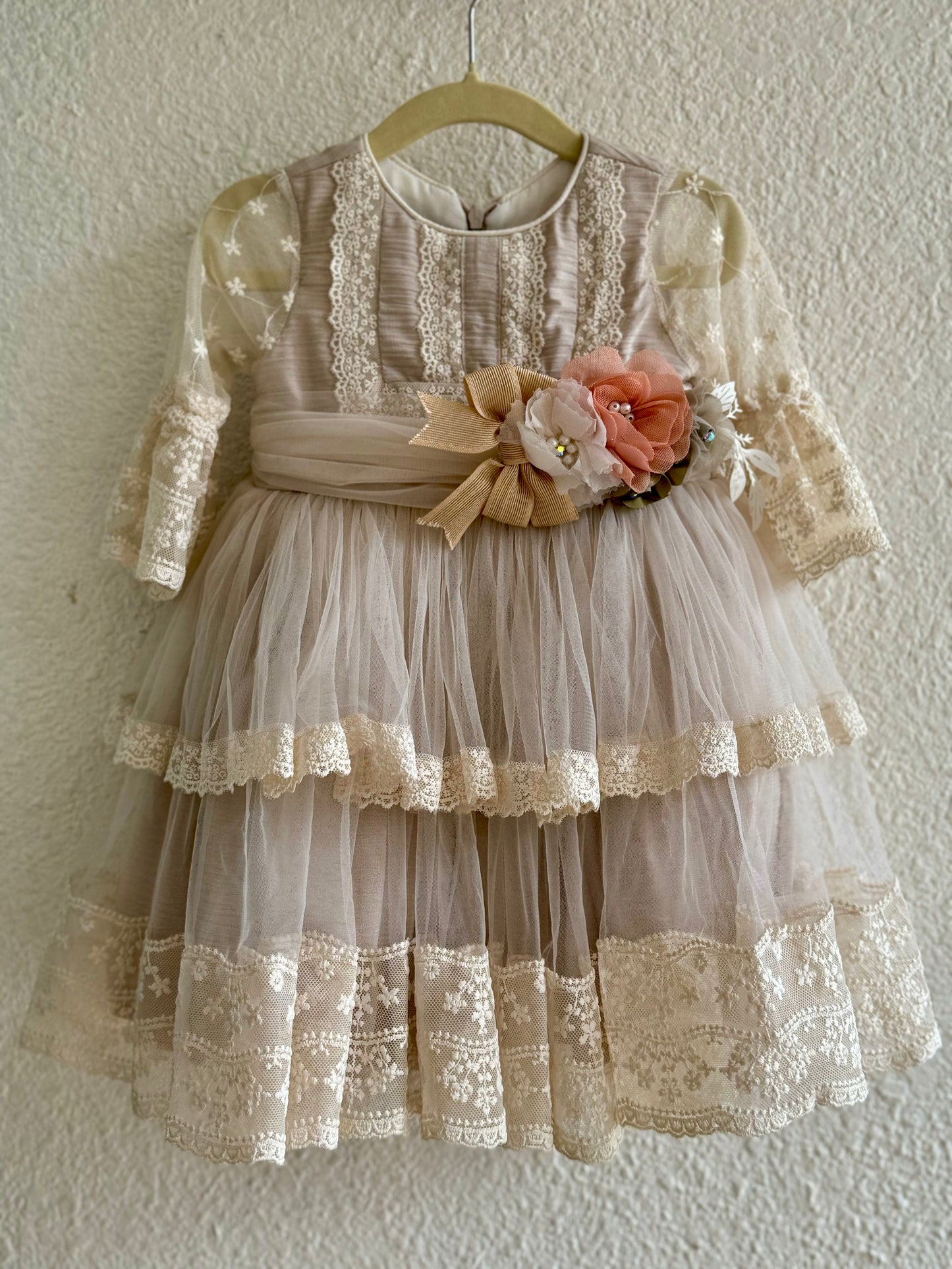 Elegant Lace Floral Dress