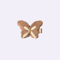 Plush Butterfly Hair Clip with Rhinestone Accents – Soft Faux Fur Accessory for Babies and Toddlers