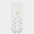 Sweet Cherry Orchard Embroidered Cotton Stockings