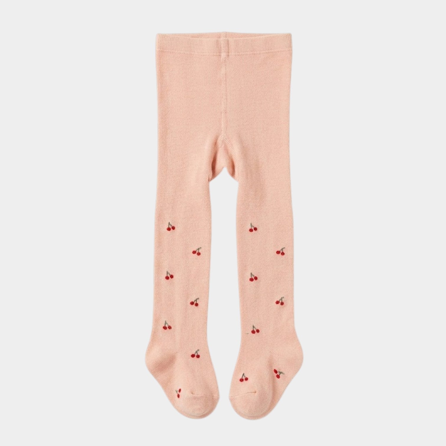 Sweet Cherry Orchard Embroidered Cotton Stockings