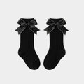 Starry Night Sparkle Bow Ribbed Socks