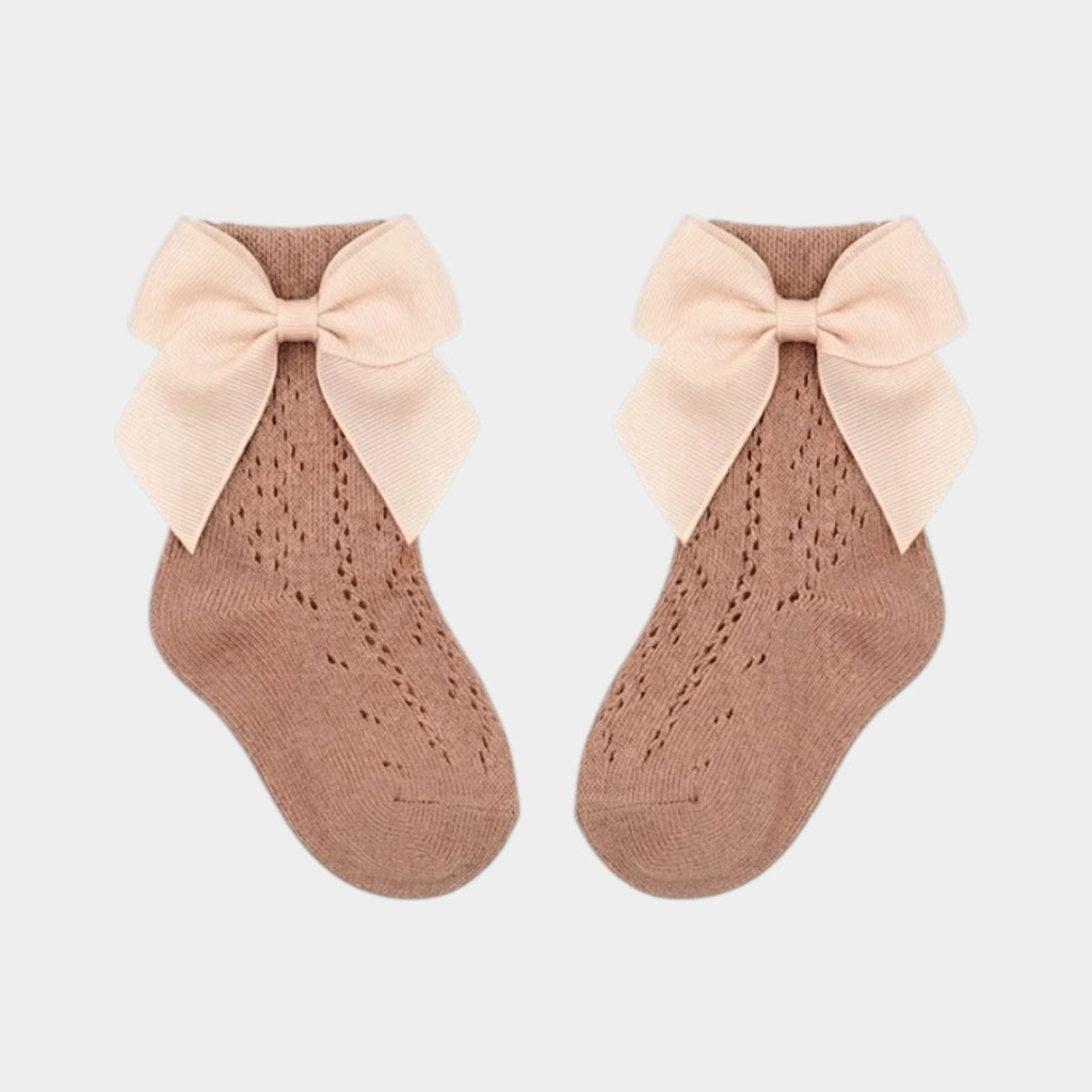 Earthly Grace Pointelle Knit & Oversized Bow