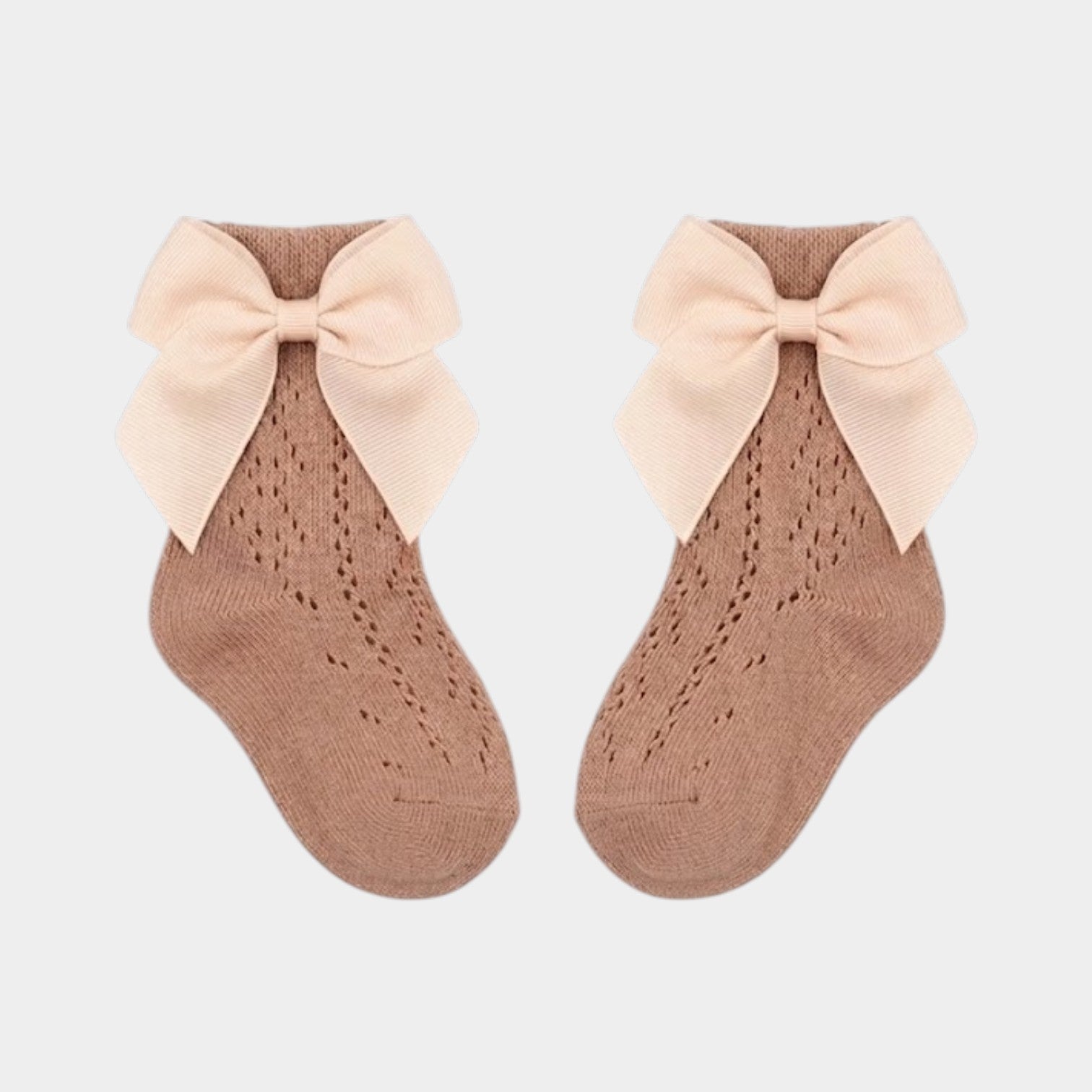 Earthly Grace Pointelle Knit & Oversized Bow