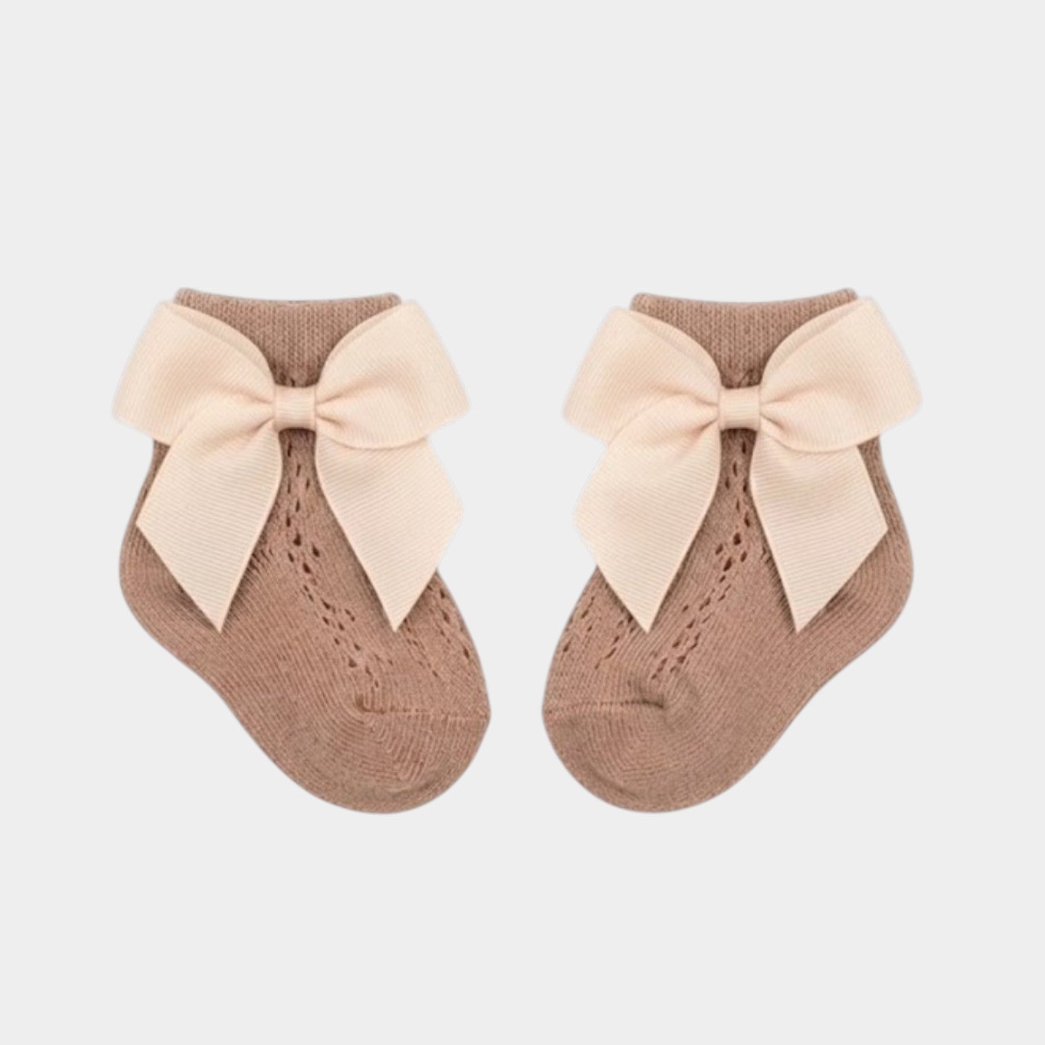 Earthly Grace Pointelle Knit & Oversized Bow