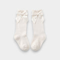 Timeless Elegance Satin Ribbon Knee-High Socks