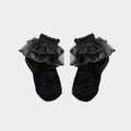 Midnight Tiered Tulle Ruffle Socks