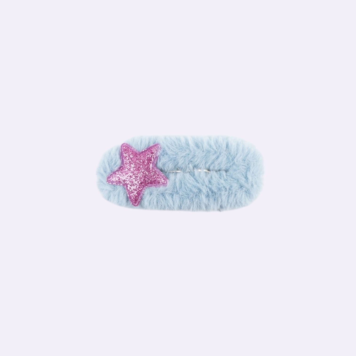 Plush Fur & Icon Snap Clip Set – Playful Heart and Star Baby Accessories