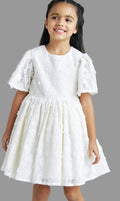 Embroidered Flower Party Dress for Girls & Toddlers