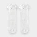 Classic White Lace Ruffle Knee-Highs
