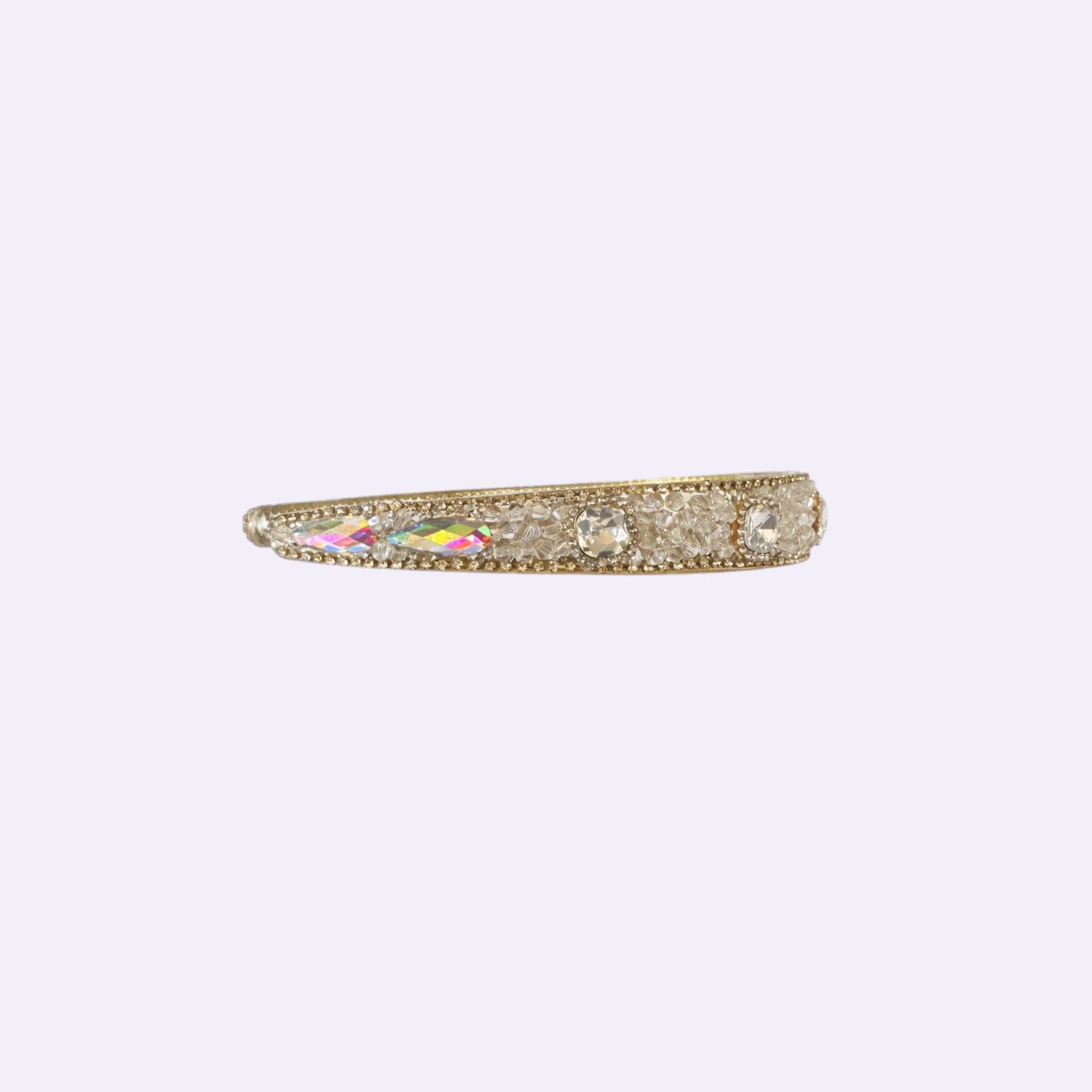Gemstone Padded Headband Set – Luxury Satin and Leather Fashion Accessories