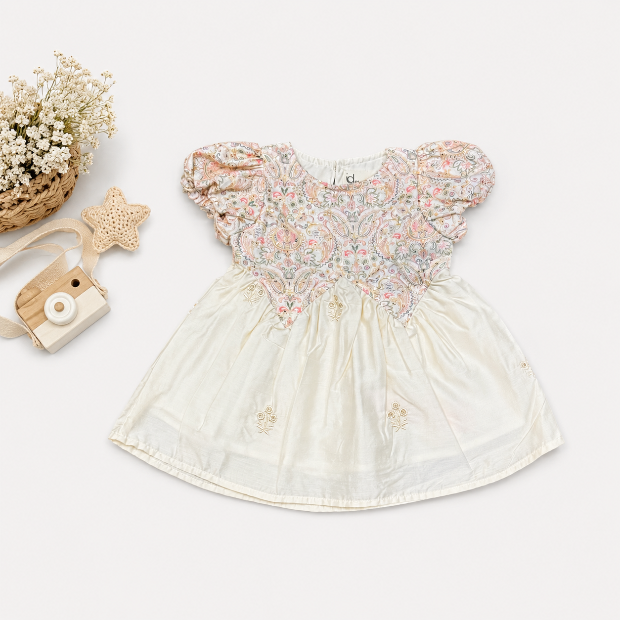 Ivory Paisley Party Wear