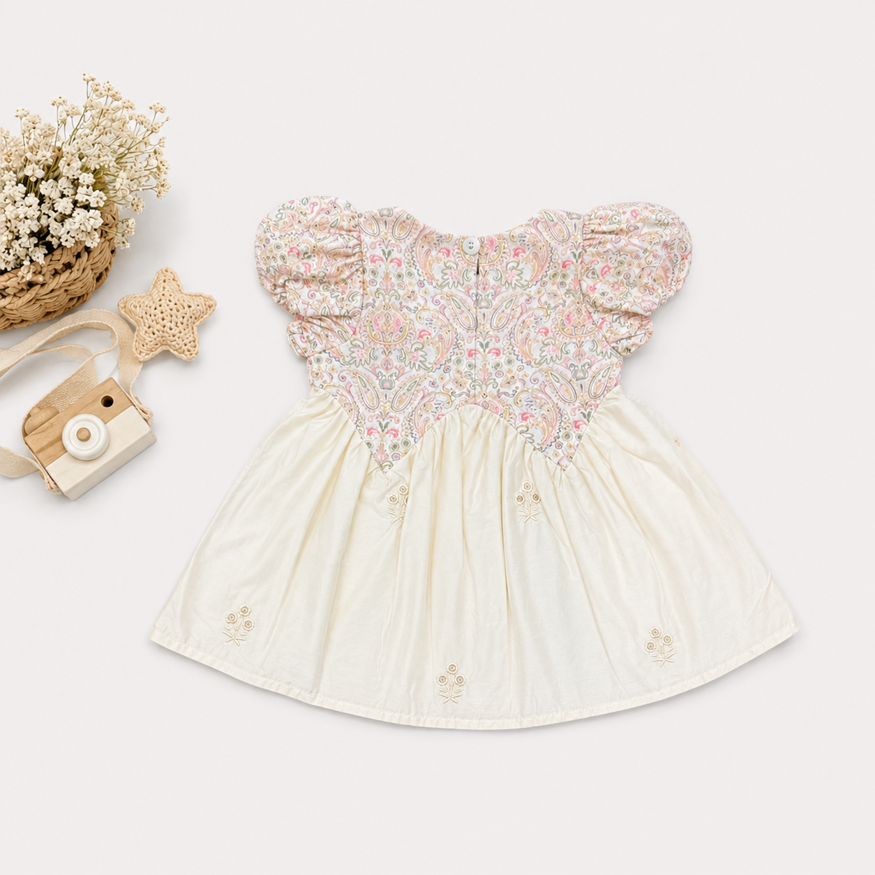 Ivory Paisley Party Wear