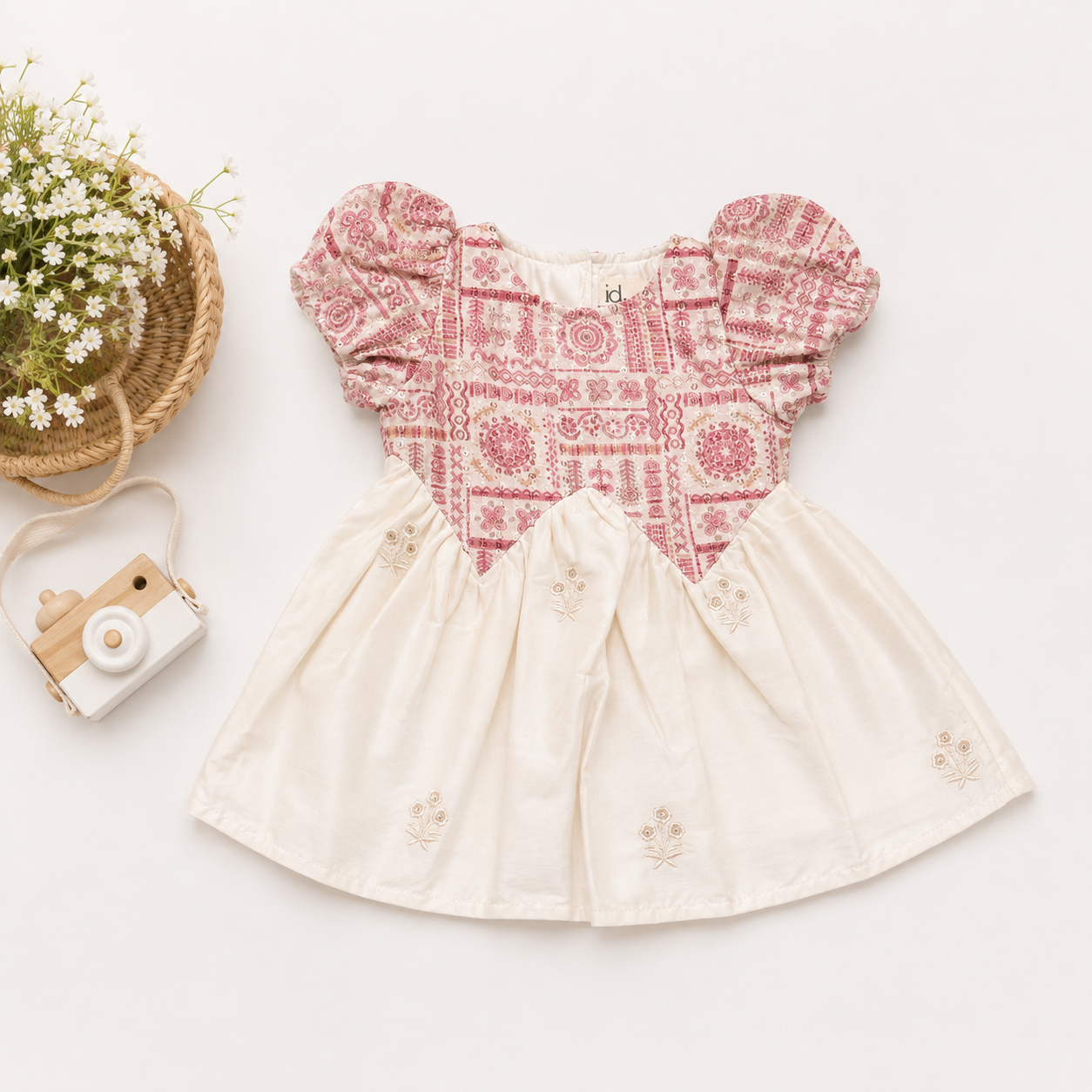 Rose Paisley Embroidered Party Wear