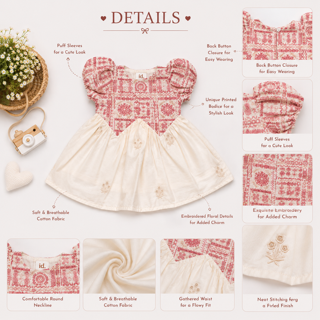 Rose Paisley Embroidered Party Wear