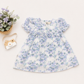 Lilac Floral Ruffle Party Dress