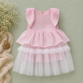 Pink Tulle Party Dress for Girls Toddlers