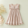 Glimmering Occasion Ruffle Dress