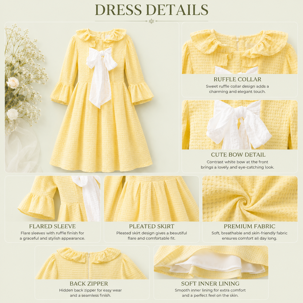 Elegant Girl's Frock