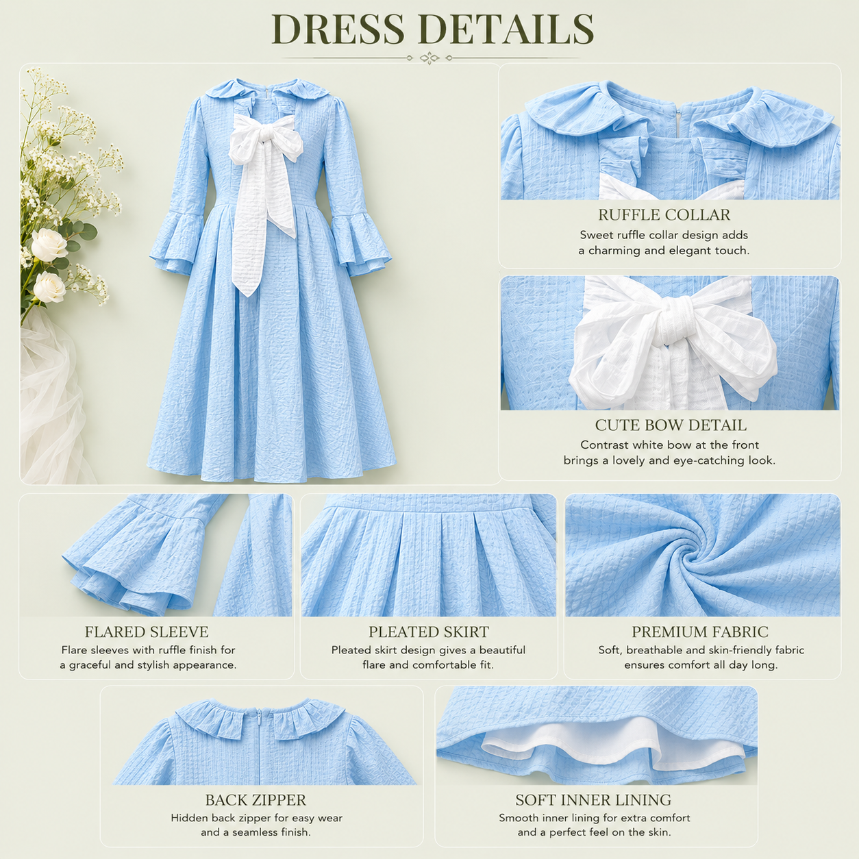 Elegant Girl's Frock