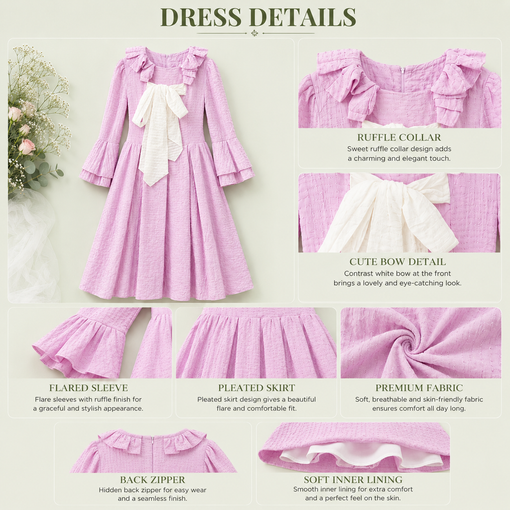 Elegant Girl's Frock
