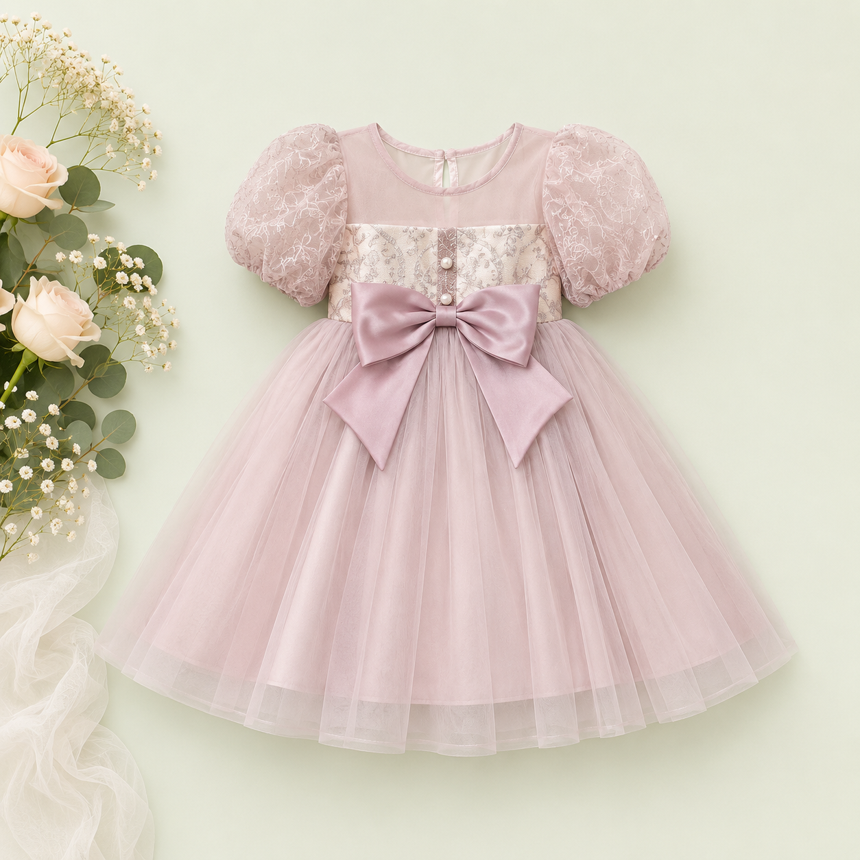 Lavender Princess Tulle Dress for Girls