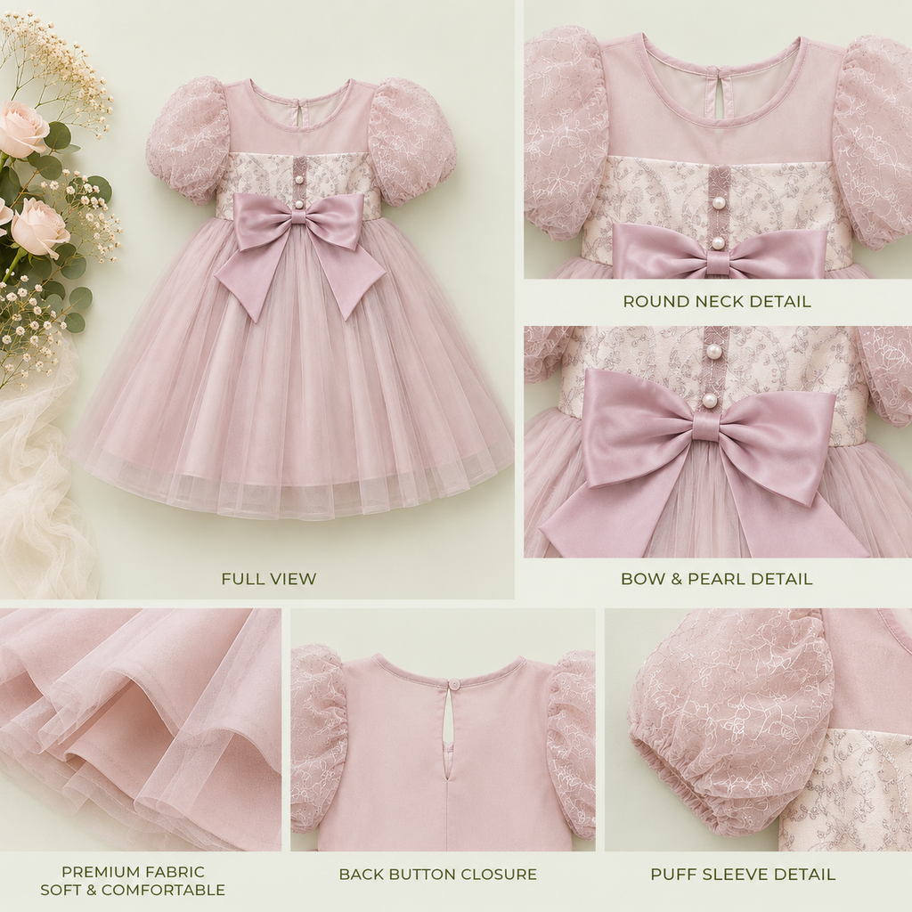 Lavender Princess Tulle Dress for Girls