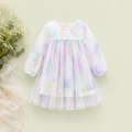 Pastel Watercolor Tulle Dress for Girls – Toddler & Kids