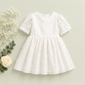 Embroidered Flower Party Dress for Girls & Toddlers