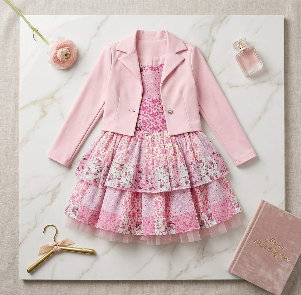 The Blossom Patchwork Tier Dress