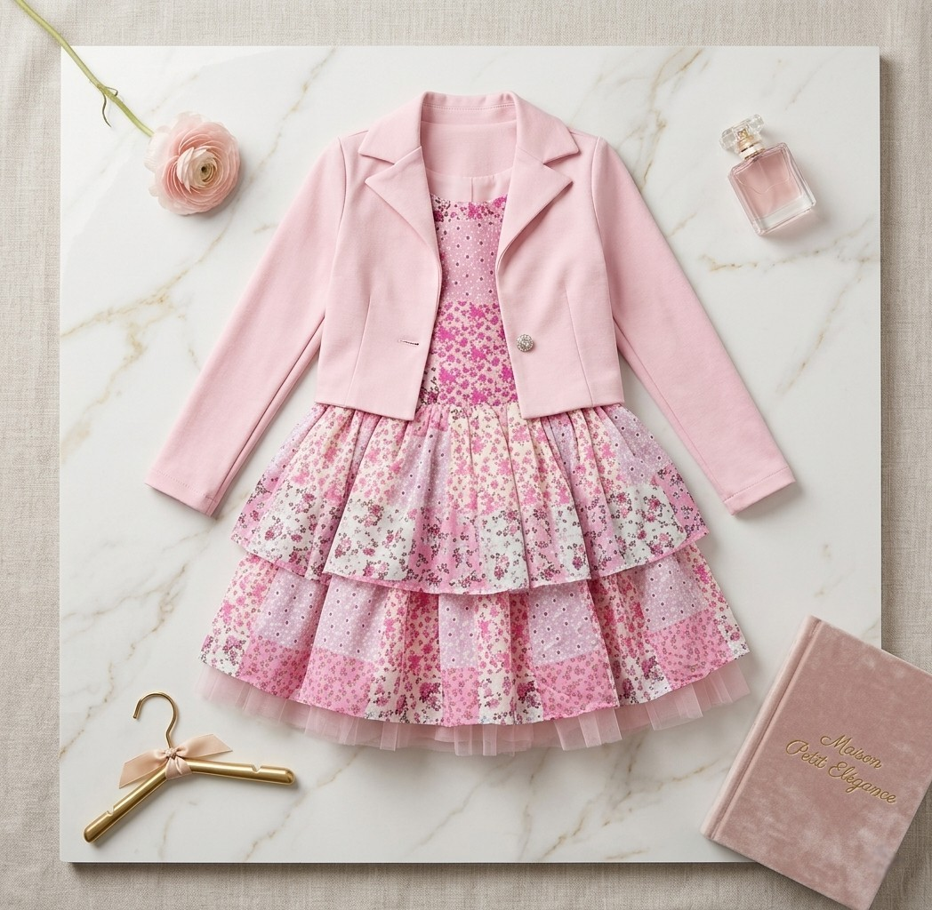 The Blossom Patchwork Tier Dress