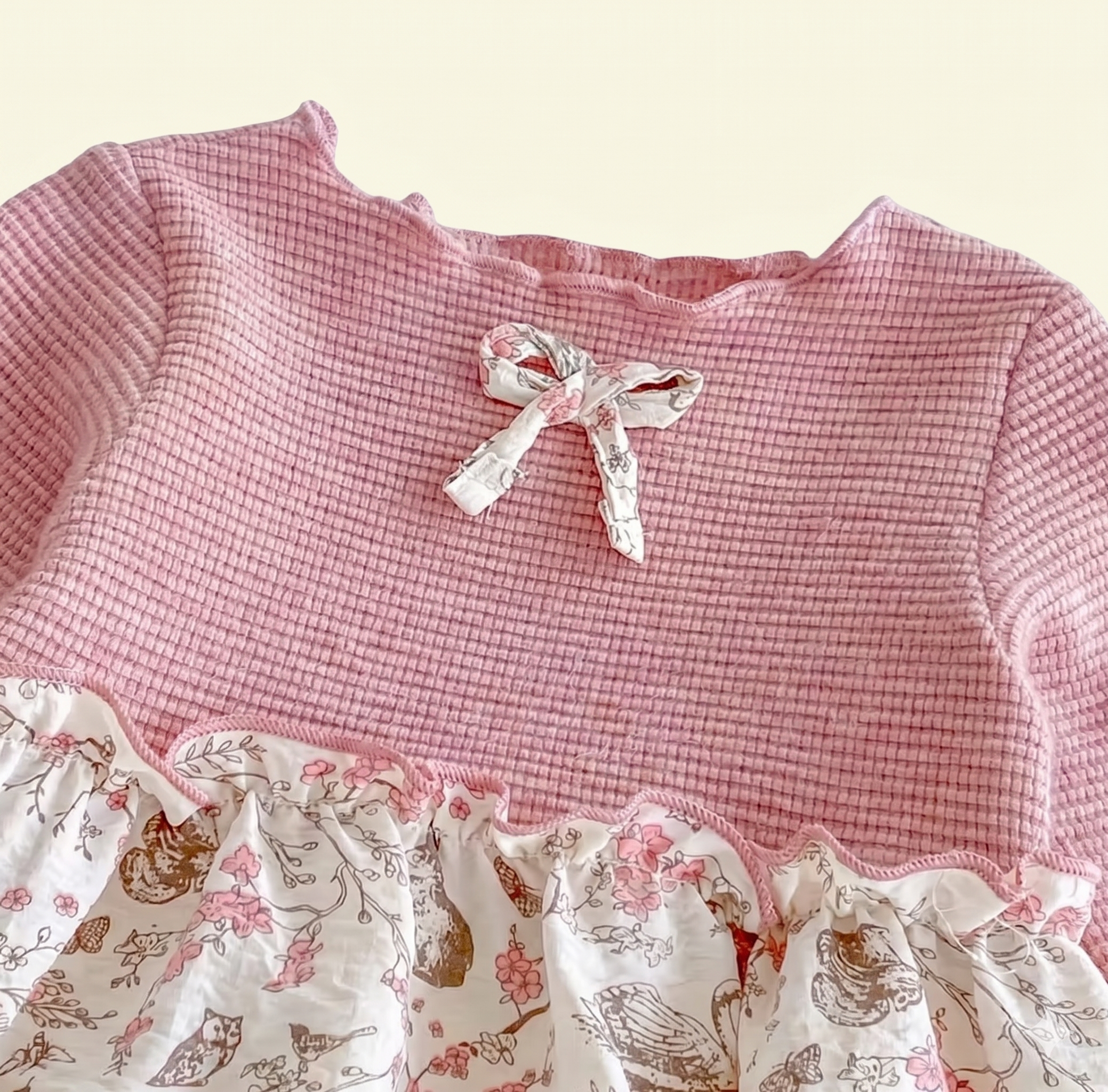 Floral Long Sleeve Baby Girl Romper