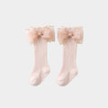 Ethereal Organza Bow Knee-High Socks