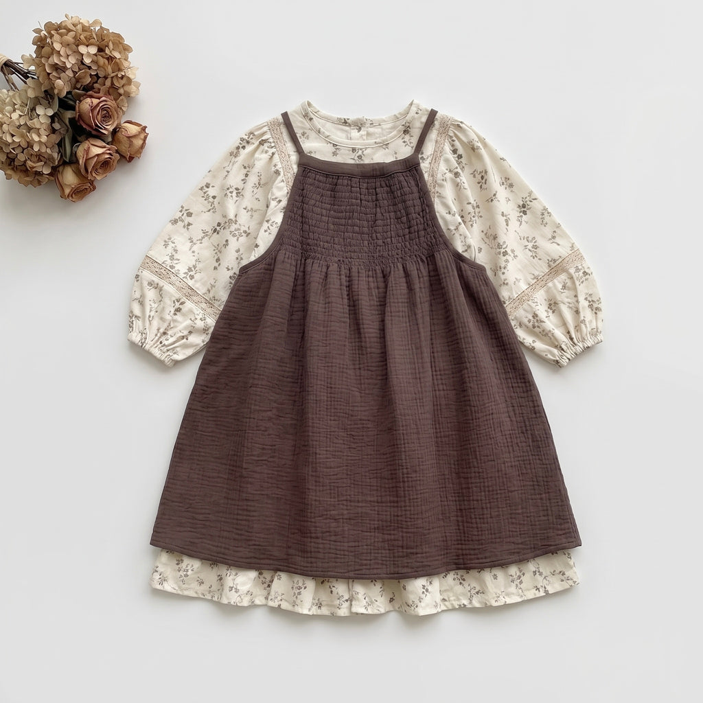 Floral Layered Dress Set