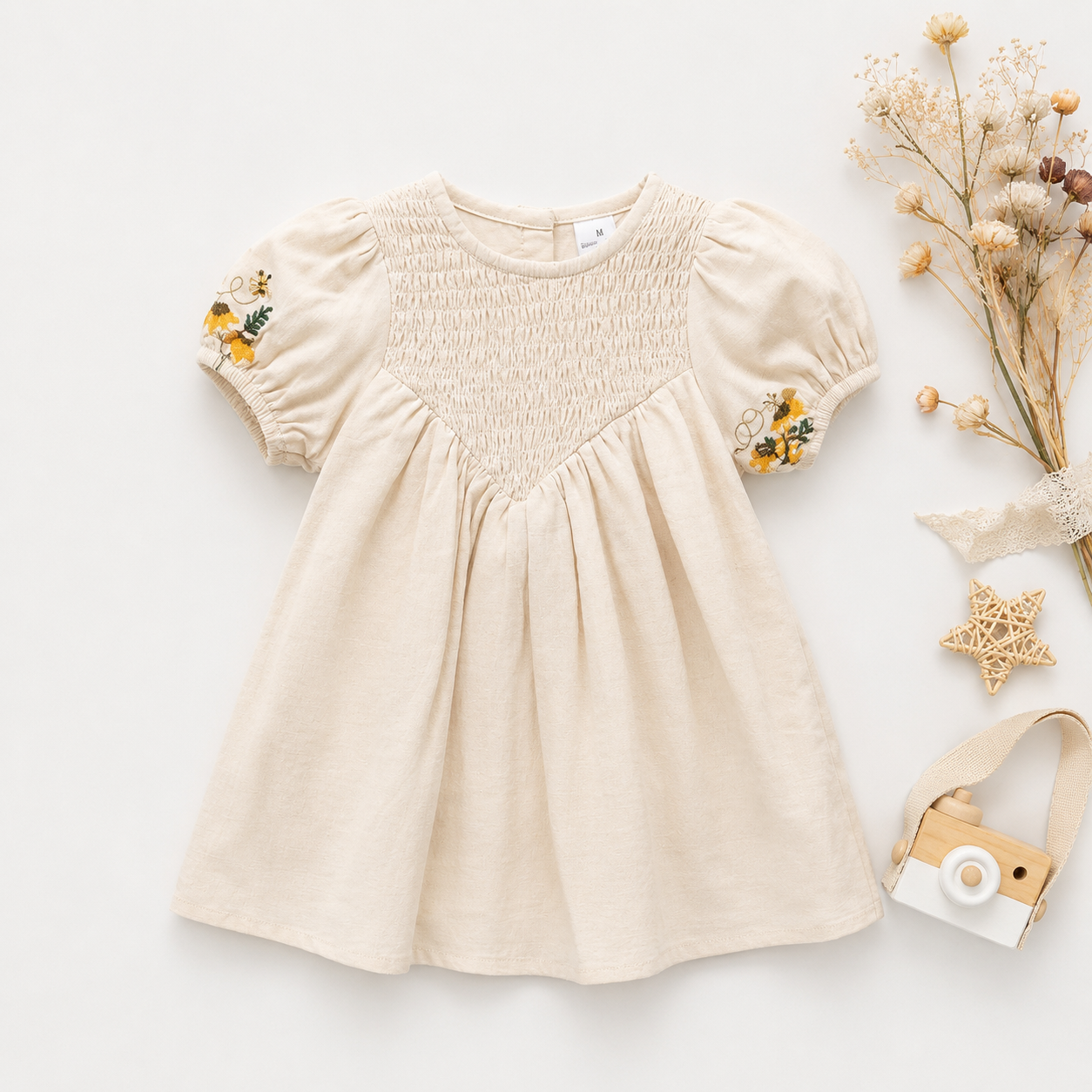 Lavanda Heritage Sunflower Smocked Dress