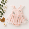 Girls’ Pink Floral Tulle Baby Tutu Dress