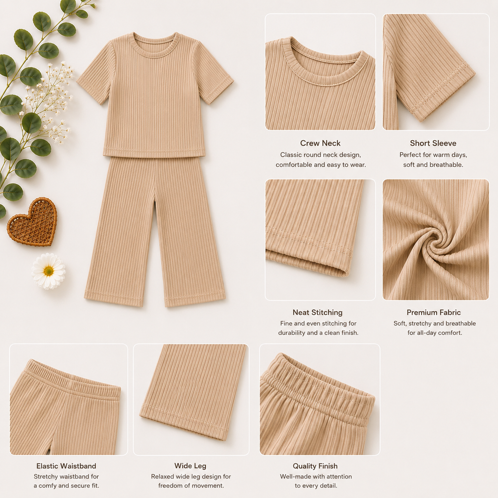 Velvet Pleated Loungewear Set