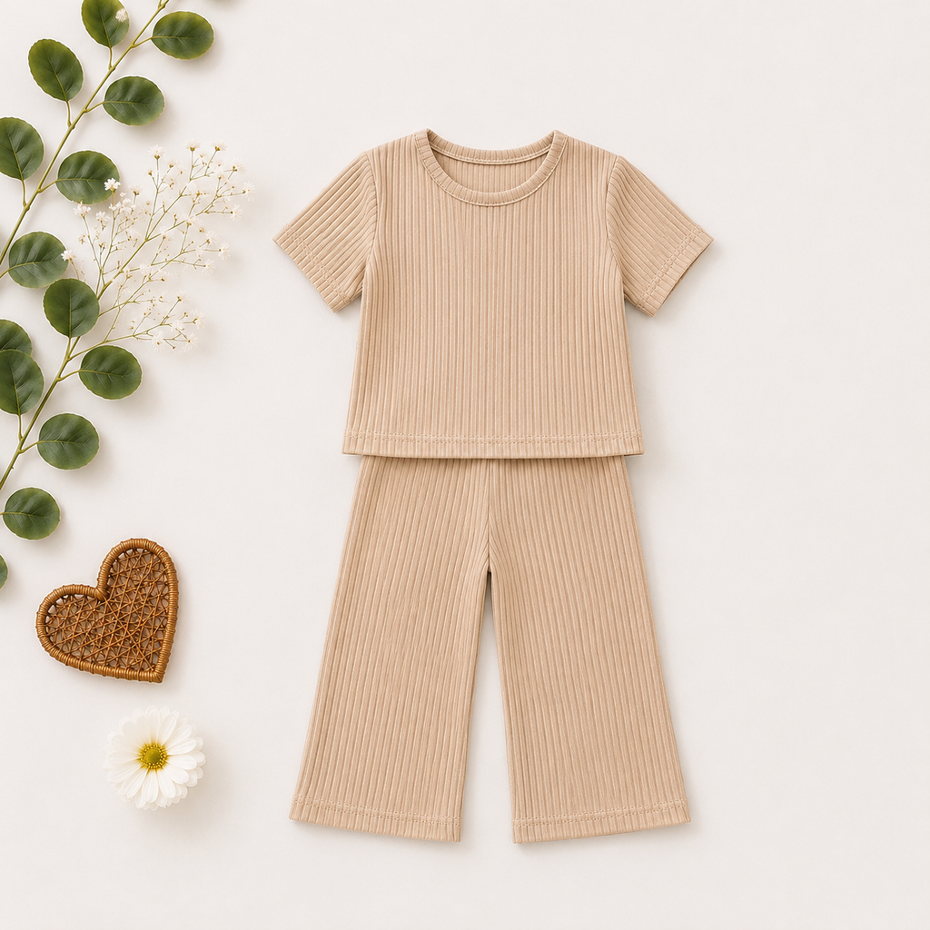 Velvet Pleated Loungewear Set
