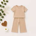 Velvet Pleated Loungewear Set