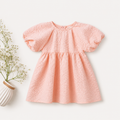 Luxury Baby Girl Bow Dress – Peach Pink