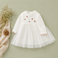 Charmed Meadow Knit & Tulle Dress