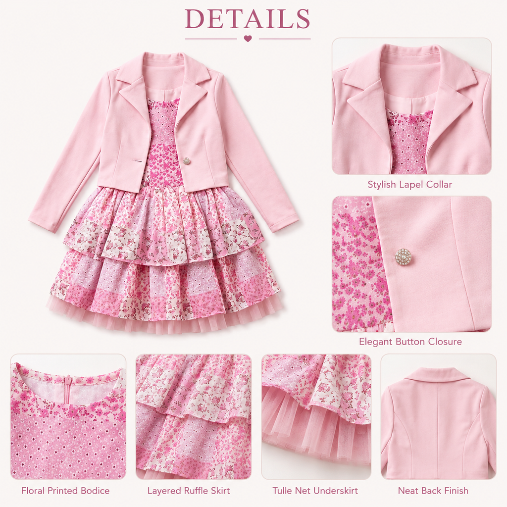 The Blossom Patchwork Tier Dress