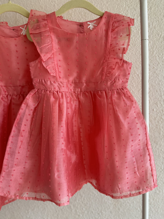 Girls' Pink Party Dress – Premium Toddler Occasionwear