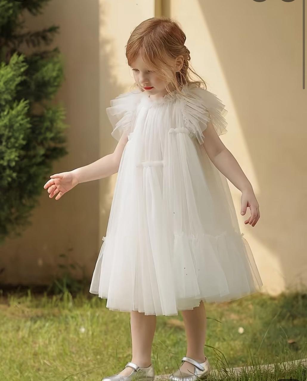 Girls’ Tulle Party Dress – Toddler & Little Kids