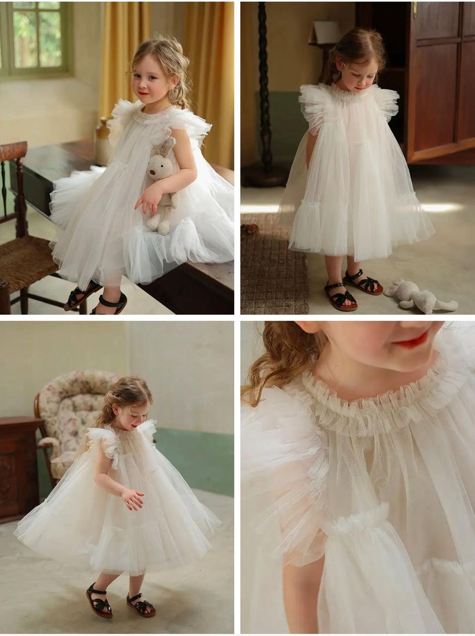 Girls’ Tulle Party Dress – Toddler & Little Kids