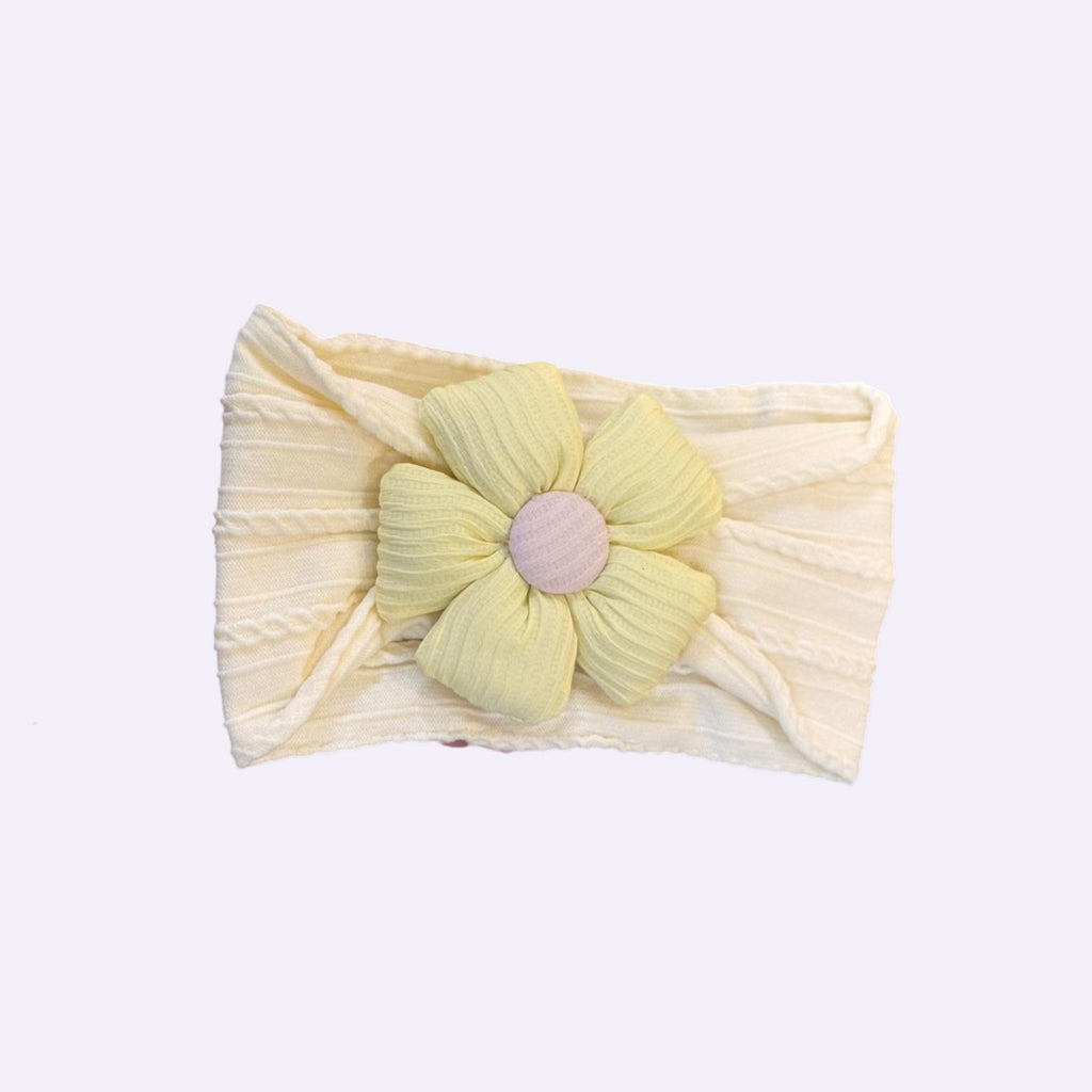 Corduroy Flower Baby Girl Headband