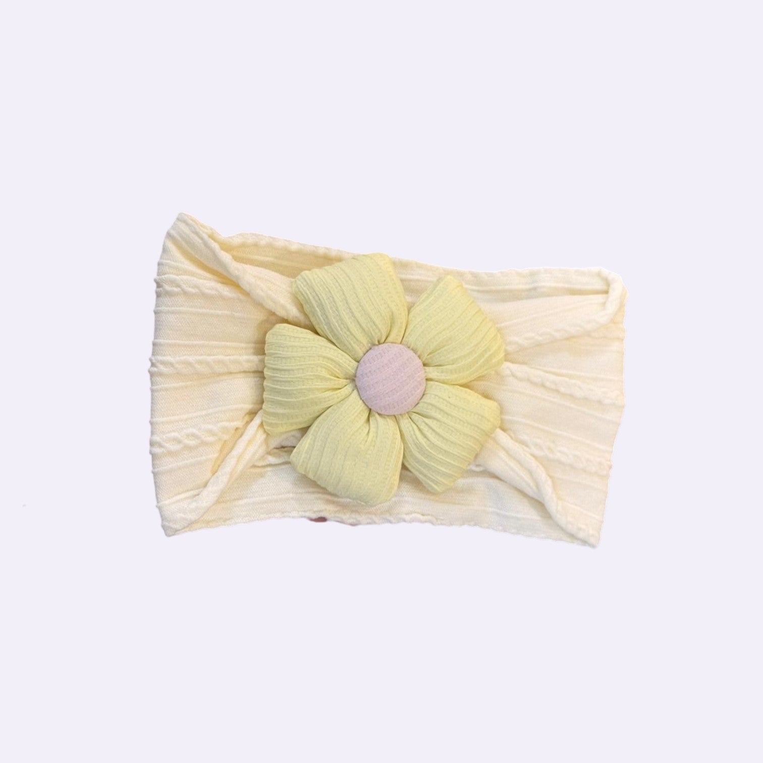 Corduroy Flower Baby Girl Headband