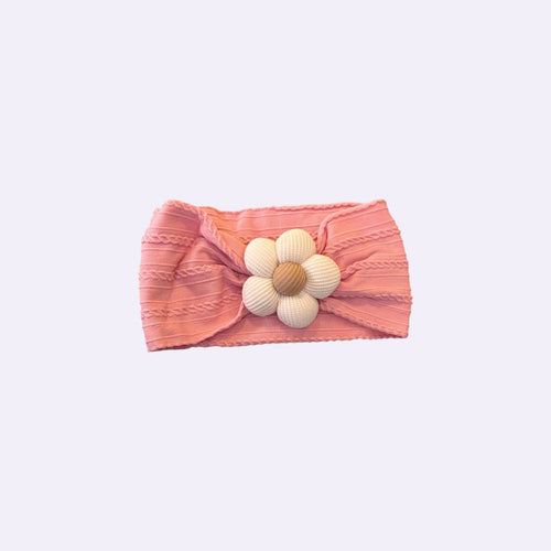 Corduroy Flower Baby Girl Headband