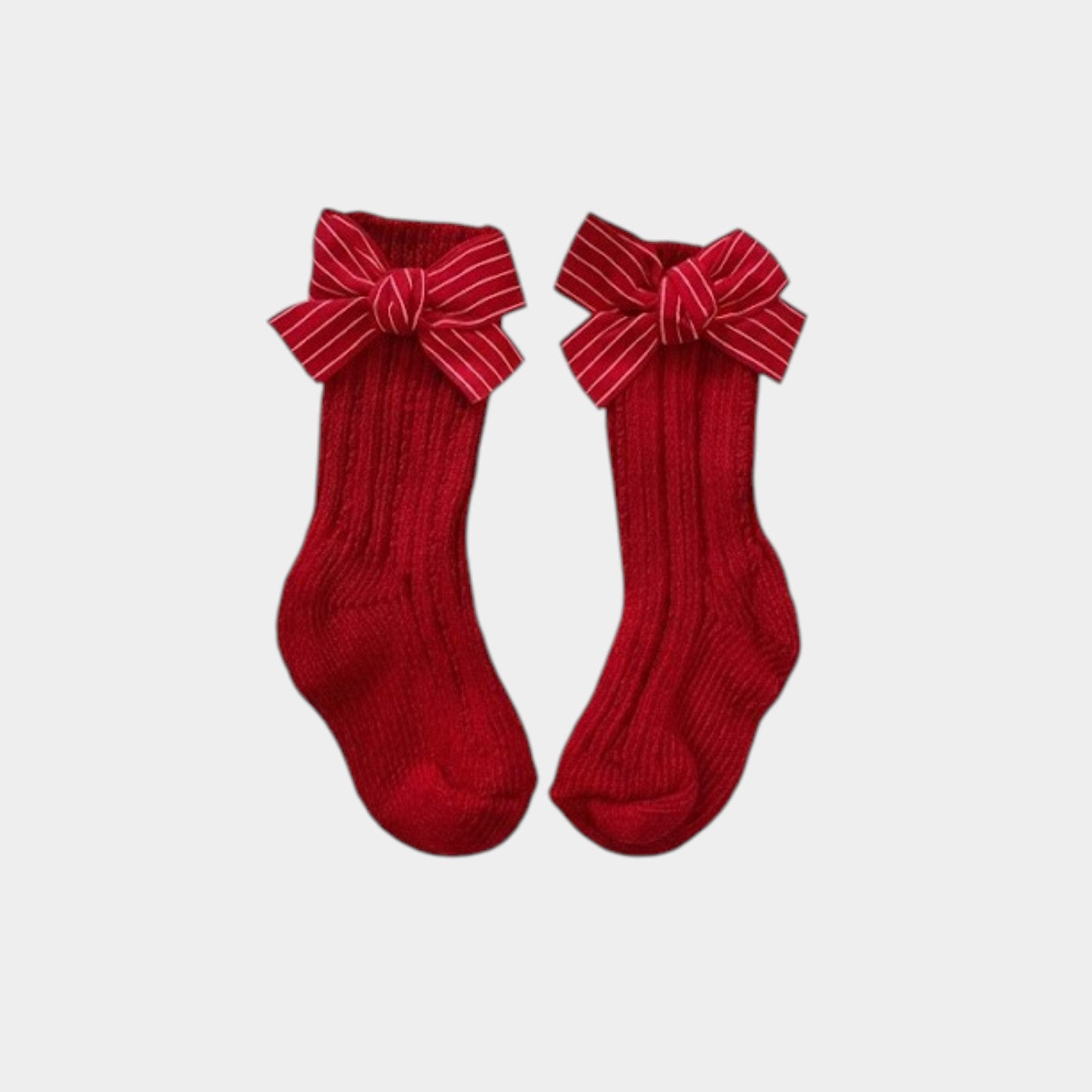 Boutique Double-Bow Pointelle Ruffle Socks