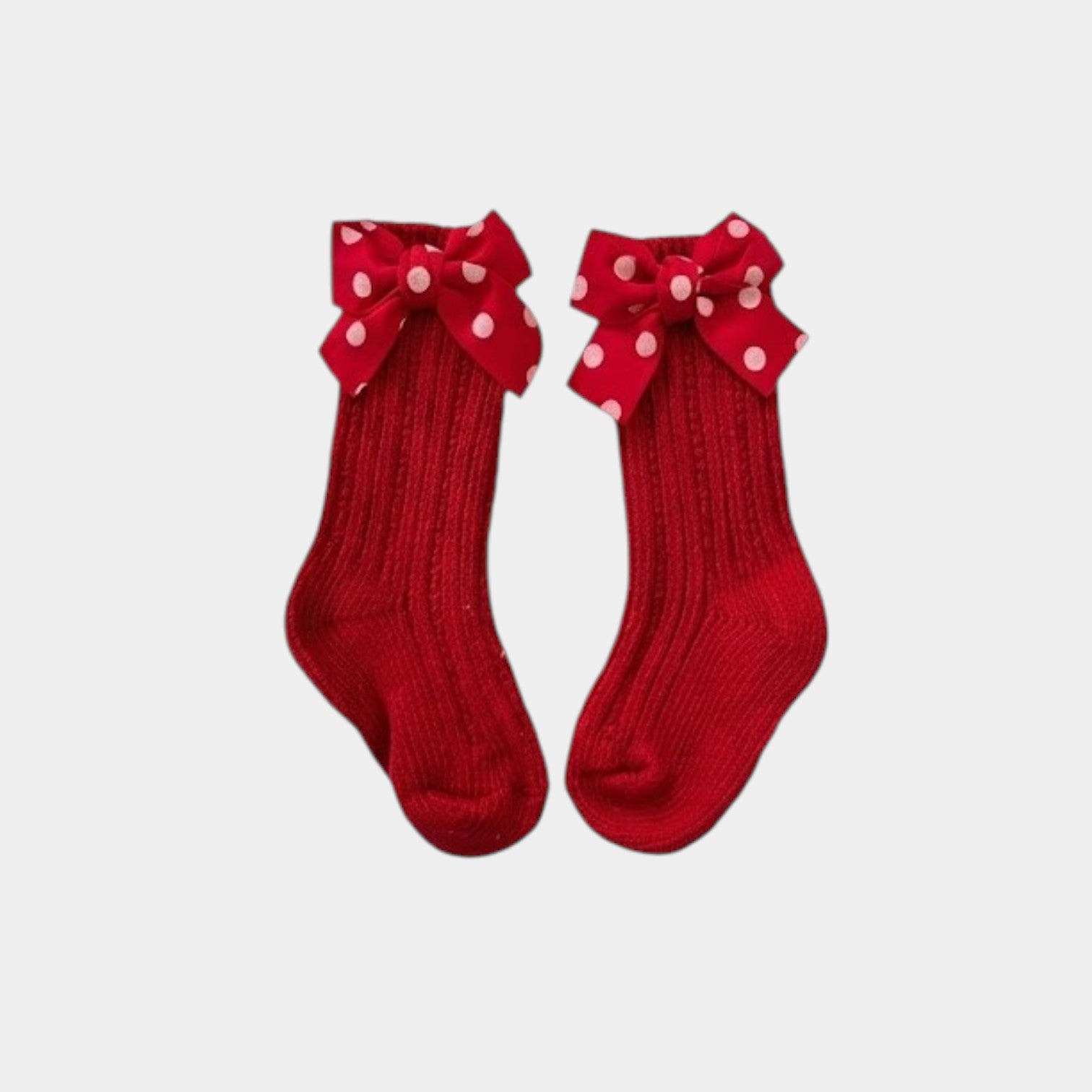 Boutique Double-Bow Pointelle Ruffle Socks